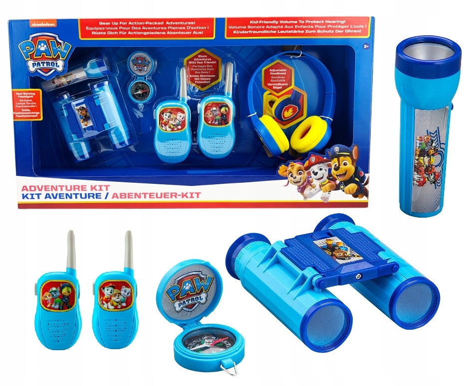 Walkie Talkie set 5v1 slúchadiel Paw Patrol